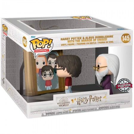 Funko Pop Moment Harry Potter Exclusive - Harry & Albus Dumbledore With Mirror Of Erised 145