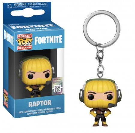 Funko Pop Schlüsselanhänger - Fortnite Raptor Schlüsselanhänger