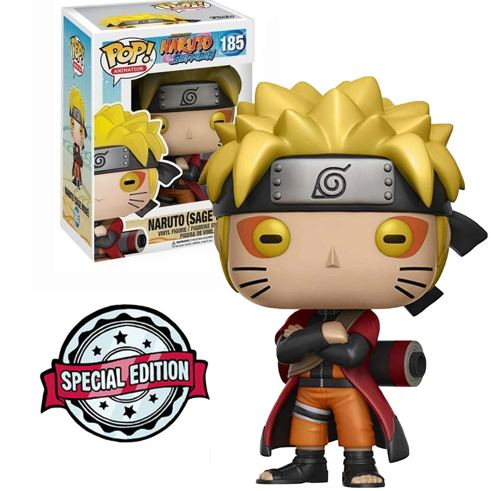 Funko Pop Animação Naruto Shippuden Exclusive - Naruto (Modo Sábio) 185