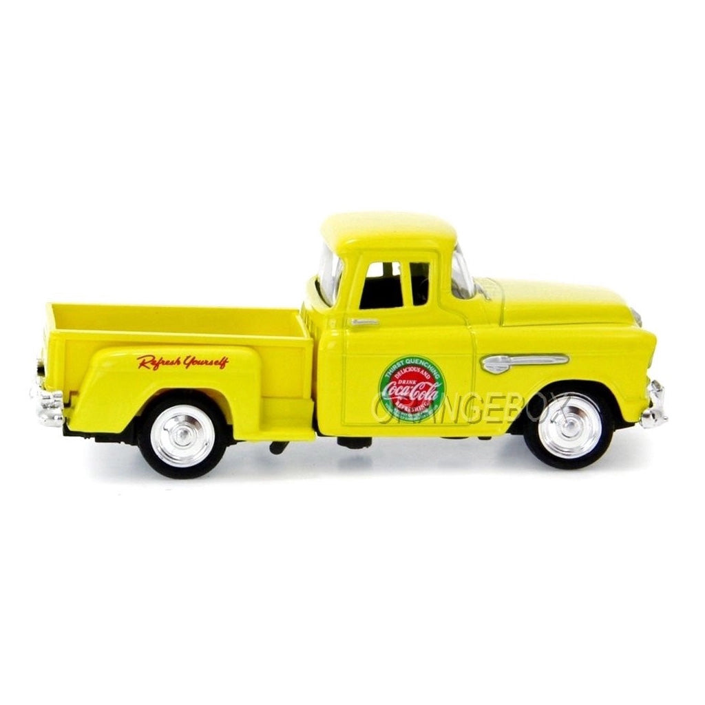 Carro Coca-Cola Chevy Pickup Stepside 1955 Escala 1/43