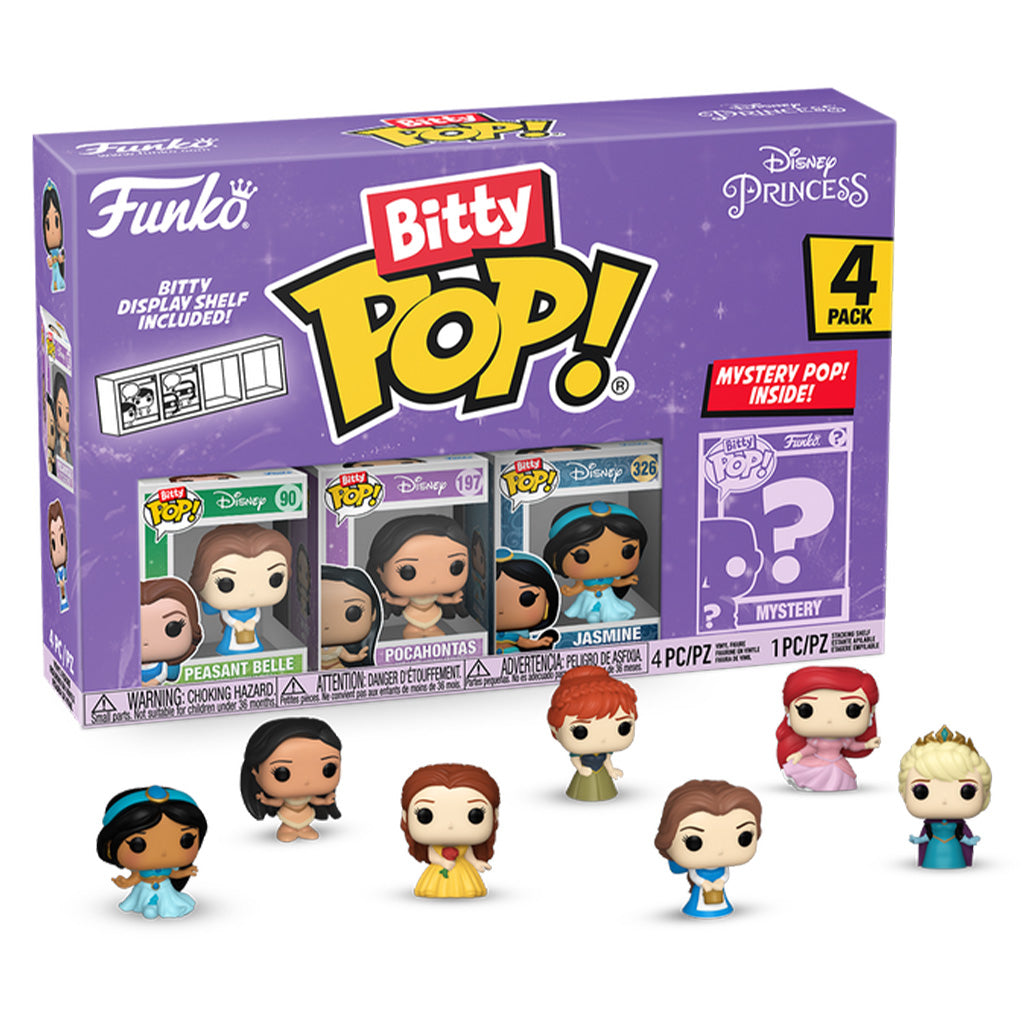 Funko Bitty Pop Disney - Prinzessin Belle 4er-Pack (73028)