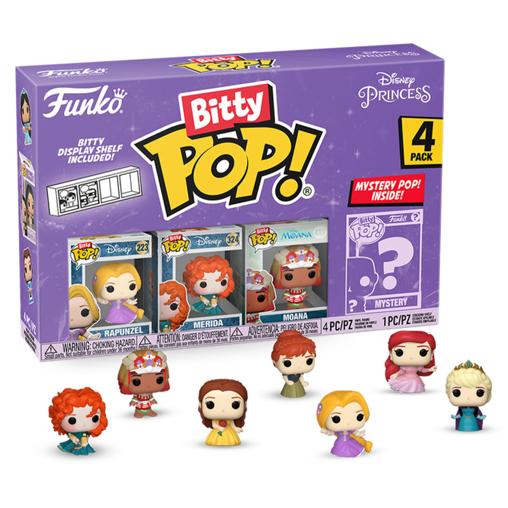 Funko Bitty Pop Disney - Prinzessin Rapunzel 4er-Pack (73030)