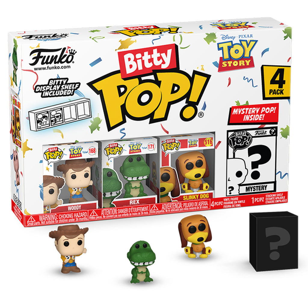 Funko Bitty Pop Disney Toy Story - Woody 4er-Pack (73042)