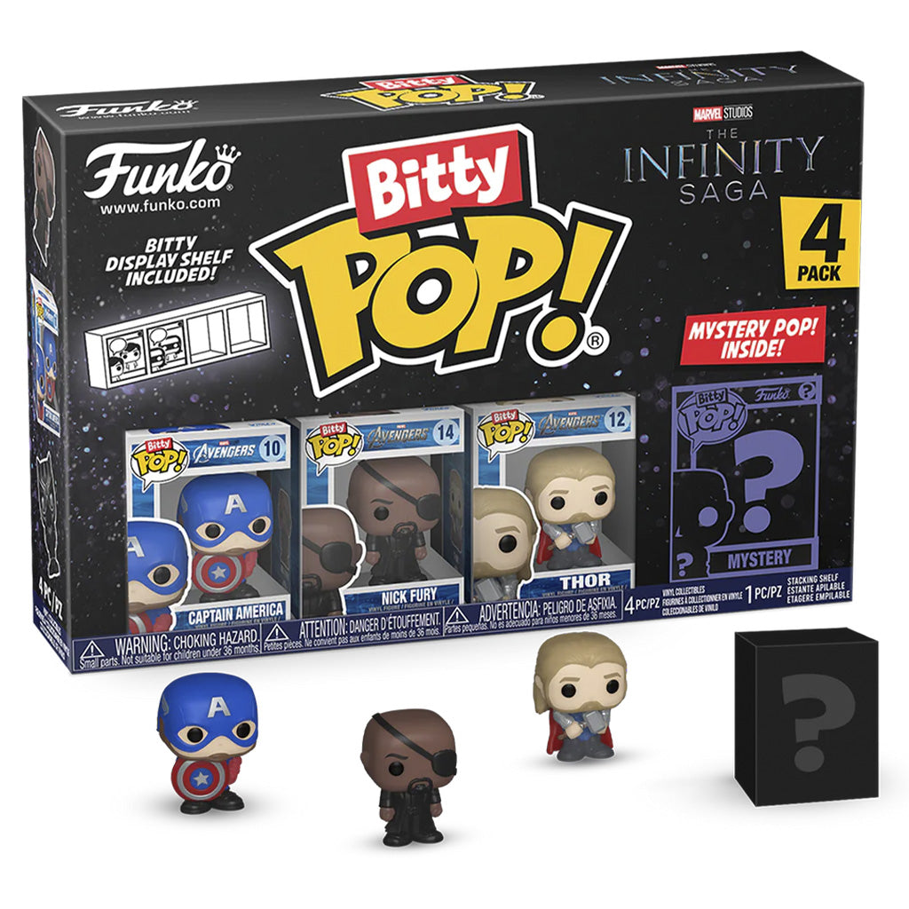 Funko Bitty Pop Marvel Captain America 4er-Pack (71503)