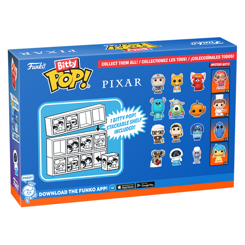 Funko Bitty Pop Pixar Wall-E 4-Pack (75469) - Modelo Colecionável