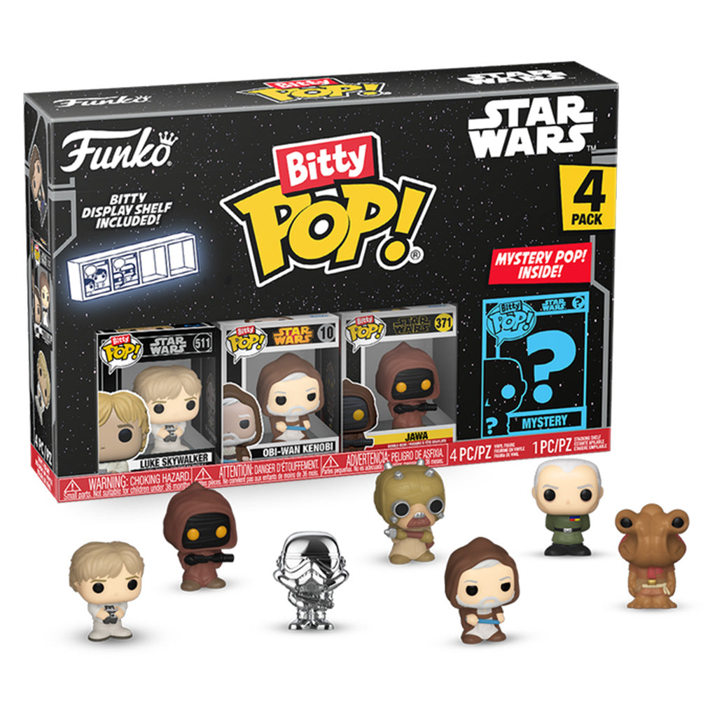 Funko Bitty Pop Star Wars - Luke Skywalker 4er-Pack (71511)