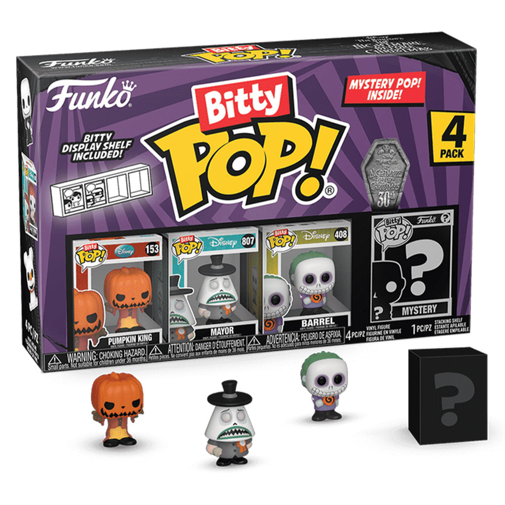 Funko Bitty Pop Nightmare Before Christmas 4er-Pack - Pumpkin Jack (73020)