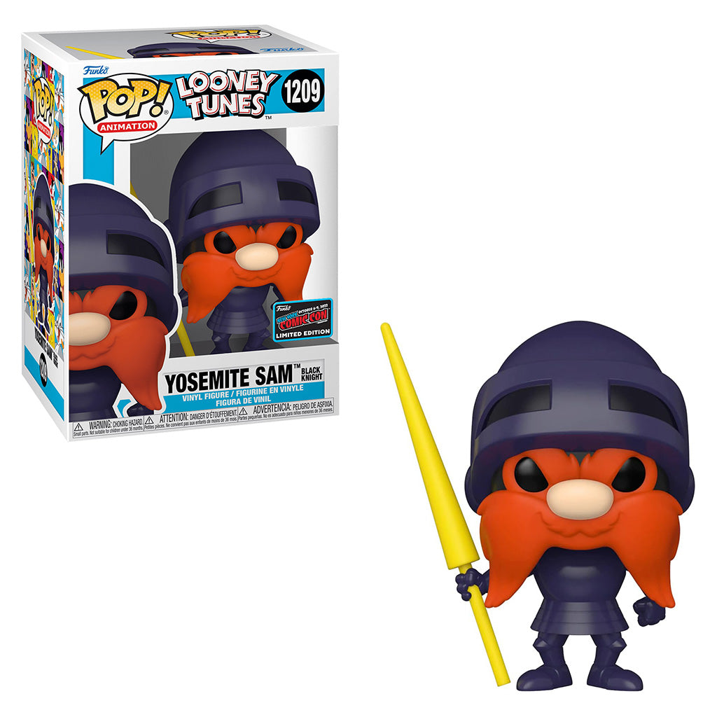 Funko Pop Animação Looney Tunes New York Comic-Con 2022 - Yosemite Sam Cavaleiro Negro 1209