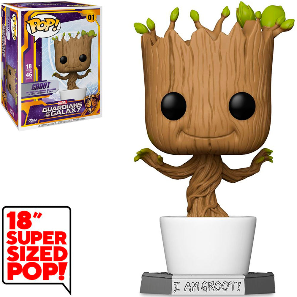 Funko Pop Marvel Guardians of the Galaxy 18" - Groot 01