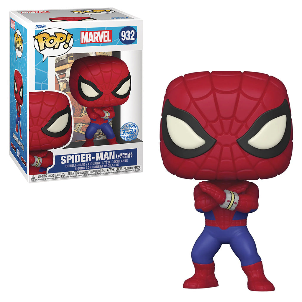 Funko Pop Marvel Spider-Man, japanische TV-Serie 932, exklusiv