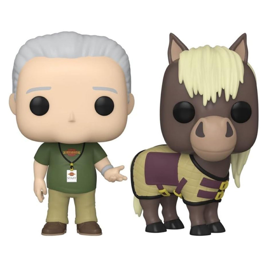 Funko Pop Parks and Recreation Exklusiv – Li’l Sebastian &amp; Jerry Harvest Festival (2er-Pack)