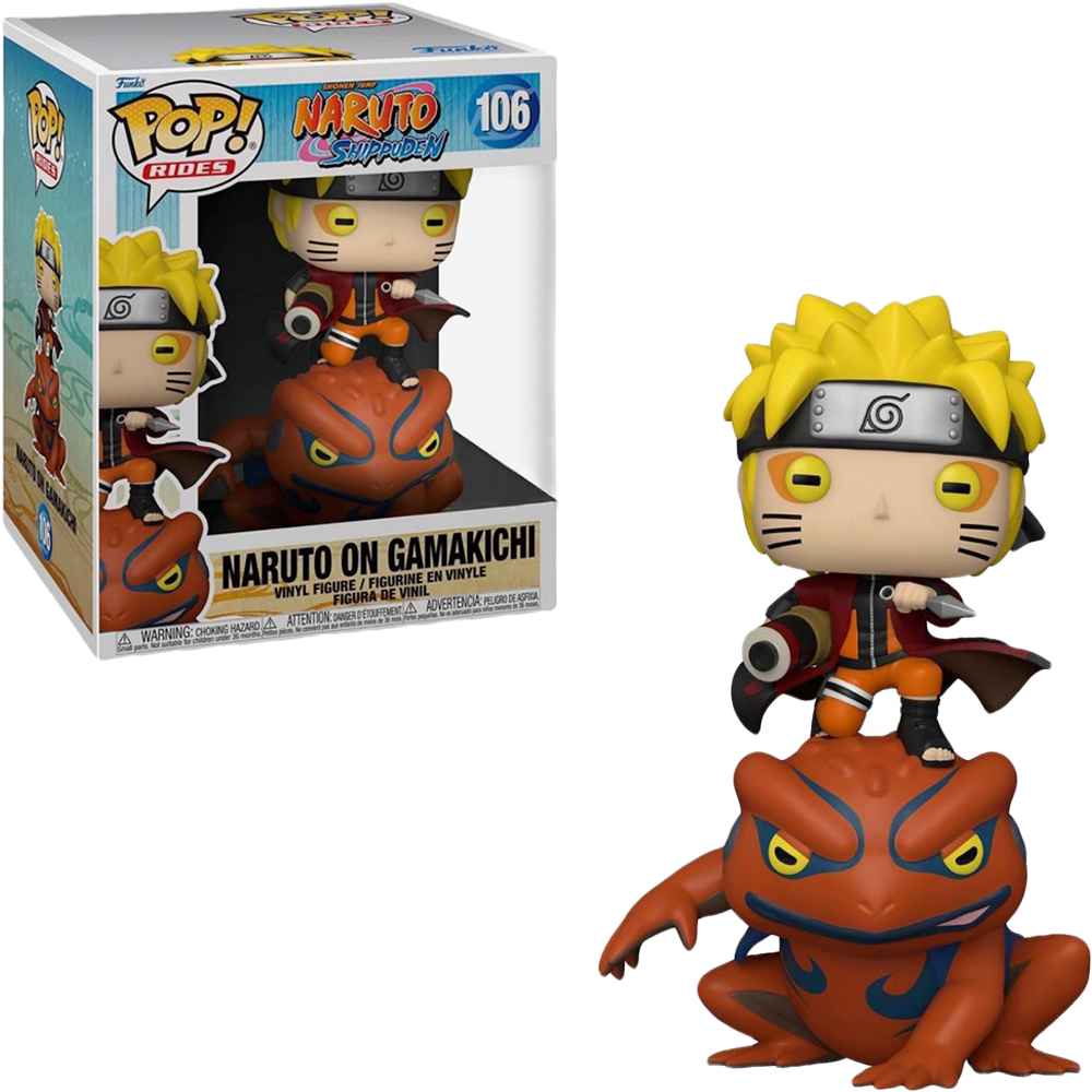 Funko Pop Rides Naruto Shippuden Exclusive - Naruto on Gamakichi 106