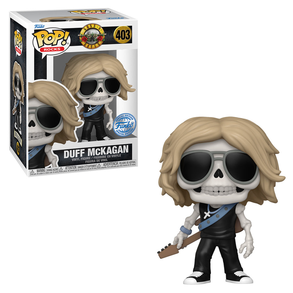 Funko Pop Rocks Guns N' Roses Exklusiv - Duff McKagan (Skelett) 403