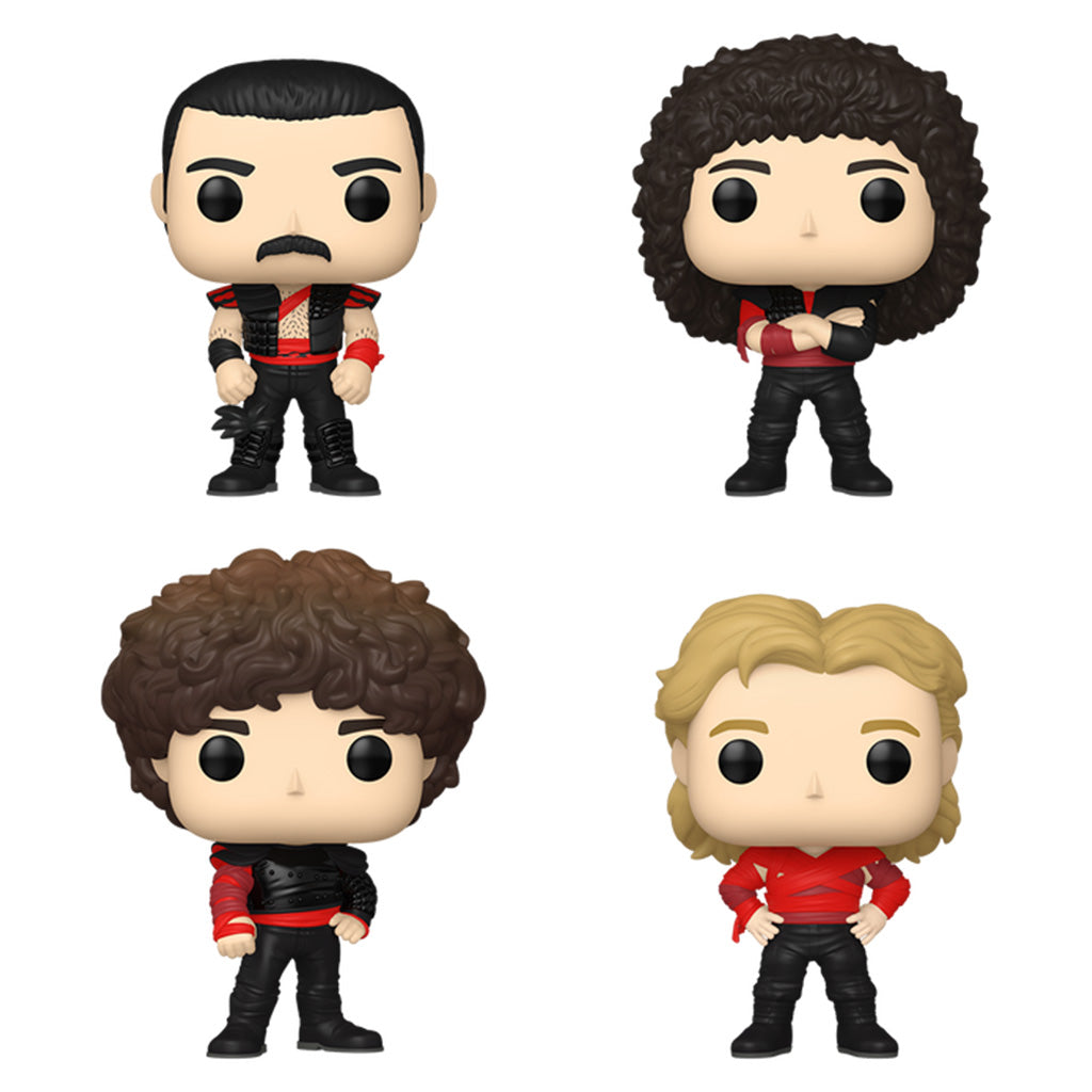 Funko Pop Rocks Queen - Freddie Mercury / Brian May / John Deacon / Roger Taylor (70602)