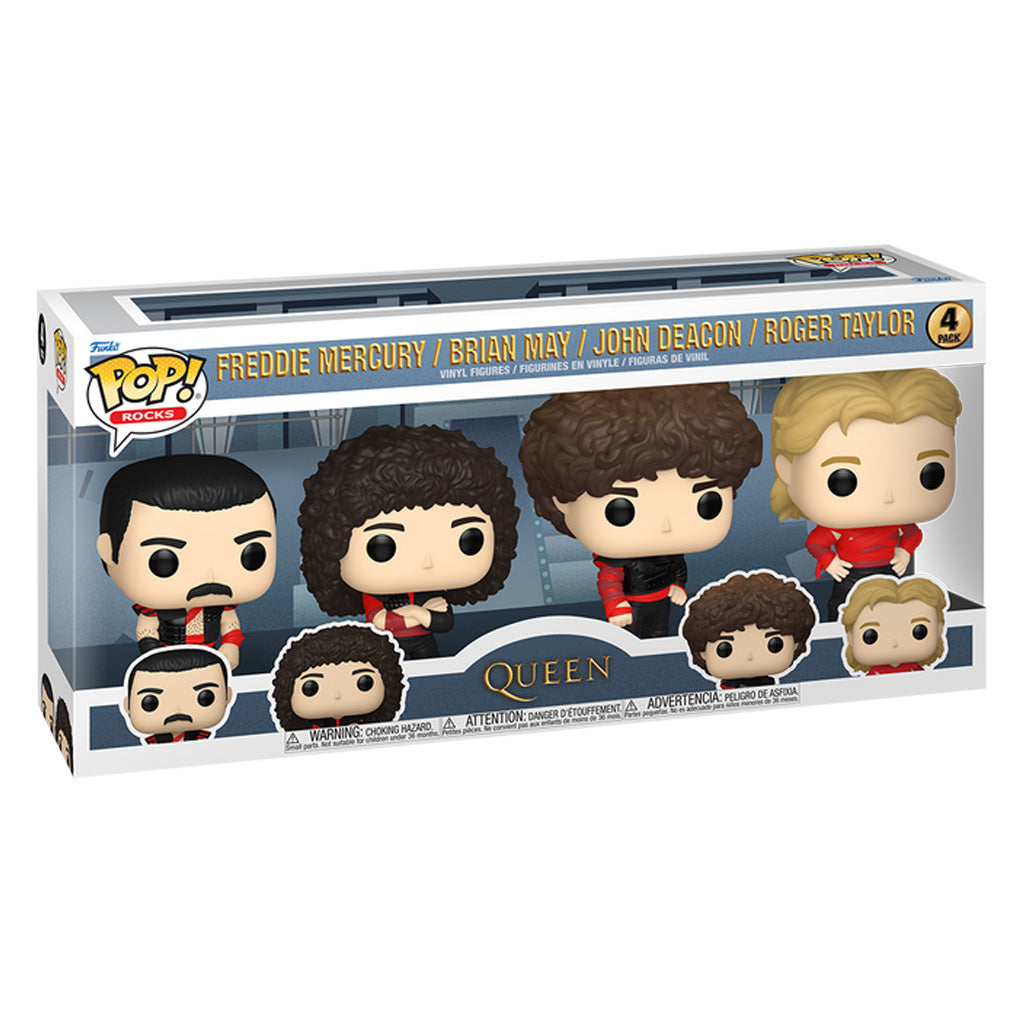 Funko Pop Rocks Queen - Freddie Mercury / Brian May / John Deacon / Roger Taylor (70602)