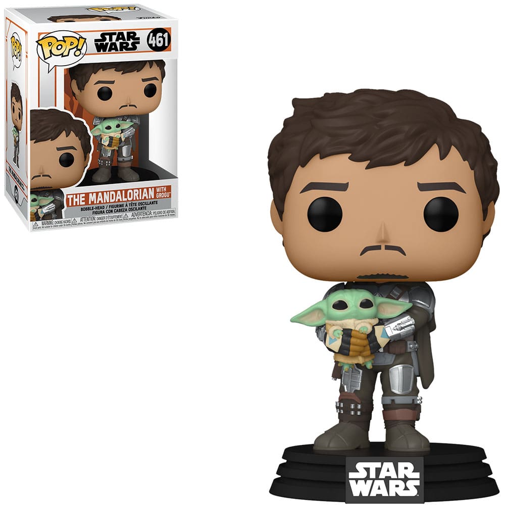 Funko Pop Star Wars The Mandalorian - Der Mandalorianer mit Grogu 461